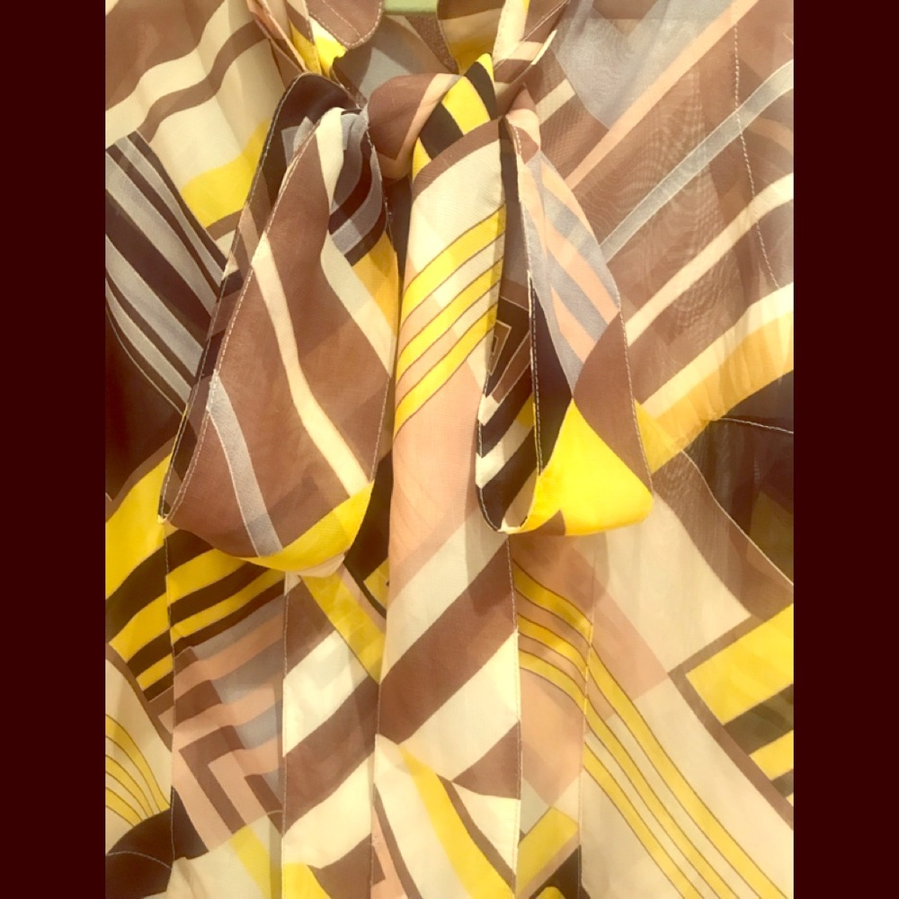 Handmade bow blouse